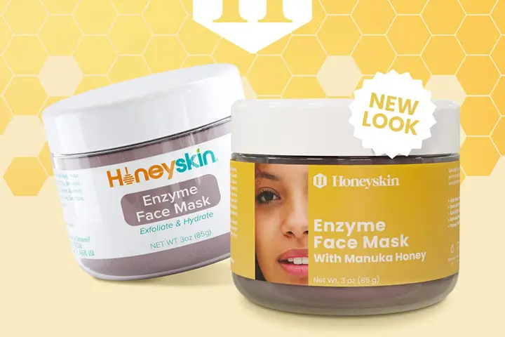 honeyskin's enzyme exfoliating detox masks